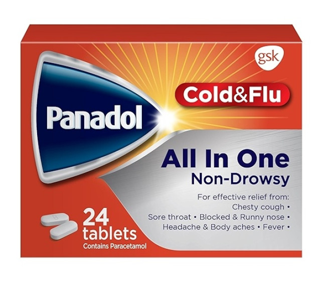 Panadol Cold & Flu Tablets x 50 boxes
